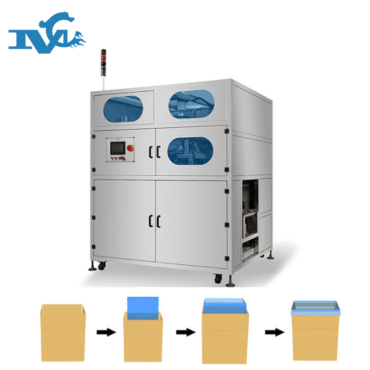 自動紙箱內套袋機